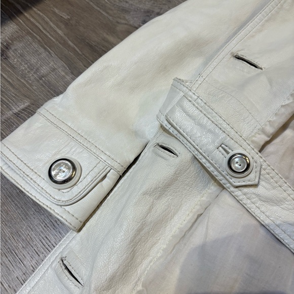 Dolce & Gabbana White Leather Coat SC0002/TELBO SZ 38 - Picture 15 of 16